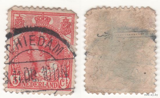 Нидерланды (Mi) NL 54 5 цент 1899-1935 год Queen Wilhelmina - (1880-1962) (4) (m35)