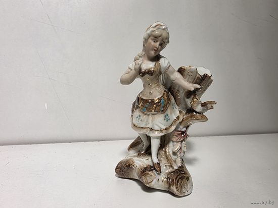 Девушка на прогулке. Conta Boehme. Старая Германия