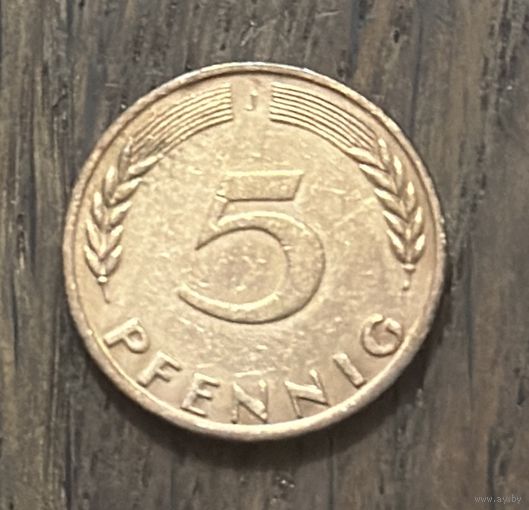 Германия ФРГ 10 Пфеннигов 1950г.J