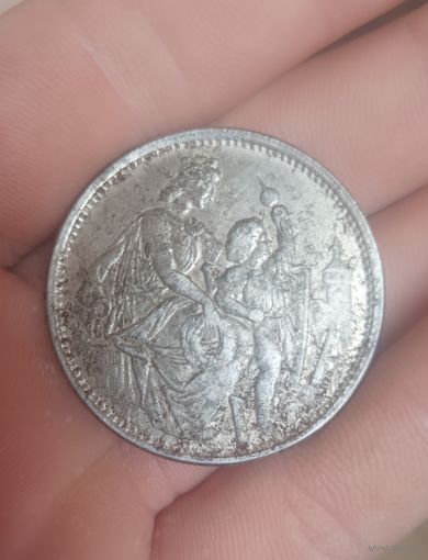 5 франков 1865г посвященная стрелковому фестивалю шаффхавзене