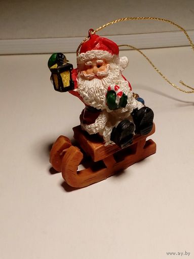 Ёлочная игрушка Дед Мороз. Германия.
