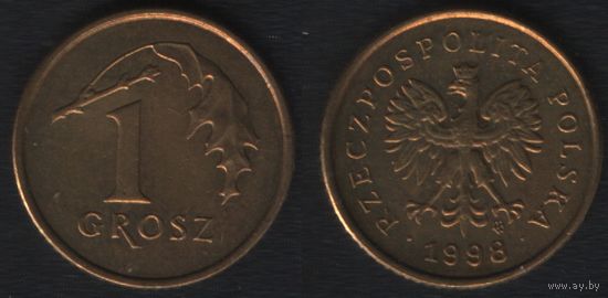 Польша y276 1 грош 1998 год (mw) (_alb2