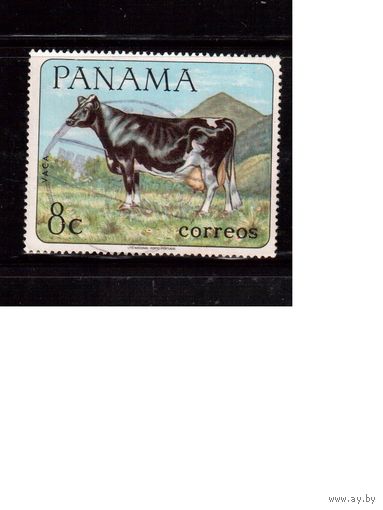 Панама-1967(Мих.959) ,  гаш., Корова, Фауна,