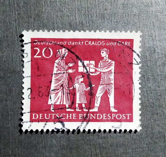 Марка Германия 1963 год