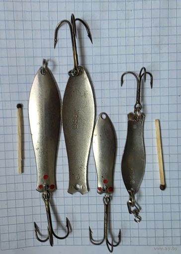 Блесна СПОРТИВНАЯ завод военохот-4 СССР поштучно большая и малая