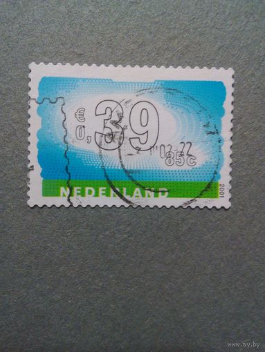 Нидерланды. Стандарт. 2001г. гашеная