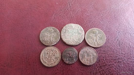 Лот царских медных монет