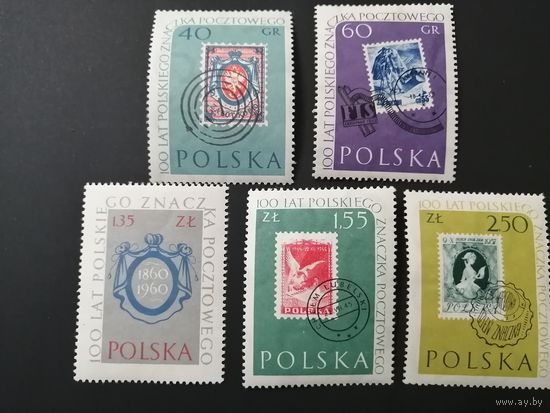 Польша 1960. серия "100 лет польской марке"