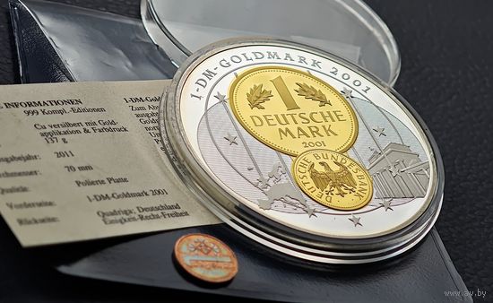 Позолота настольная медаль Германия