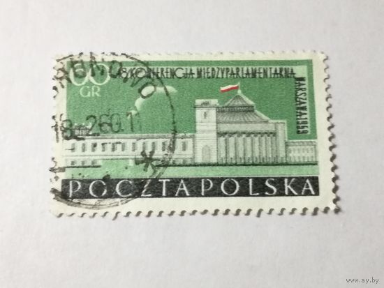 Польша 1959. Здание парламента в Варшаве.