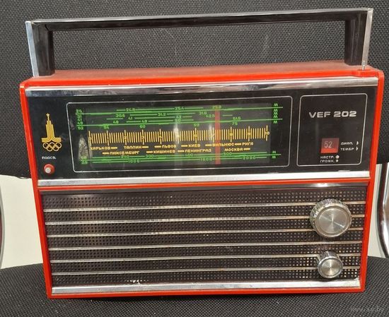 Радиоприемник СССР. VEF 202. Олимпиада 80