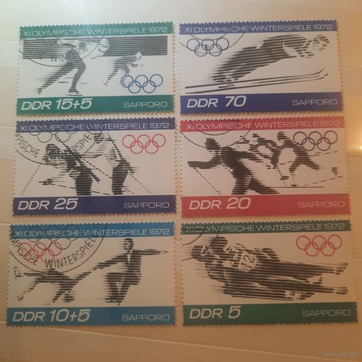 ГДР 1972. Зимняя олимпиада Саппоро-72