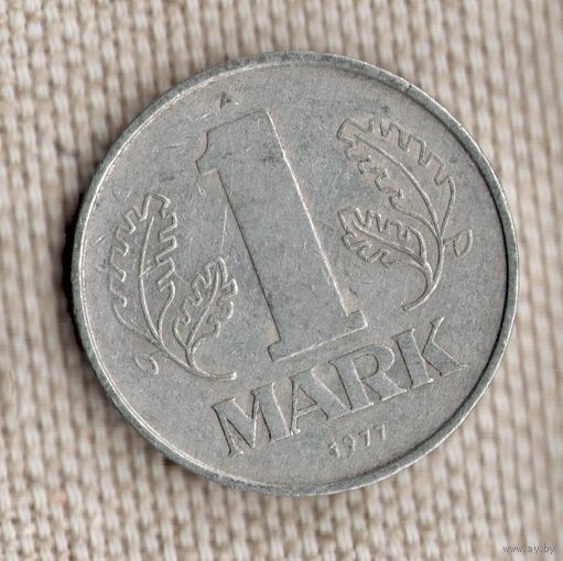 Германия ГДР 1 марка 1977 А//(Oct)