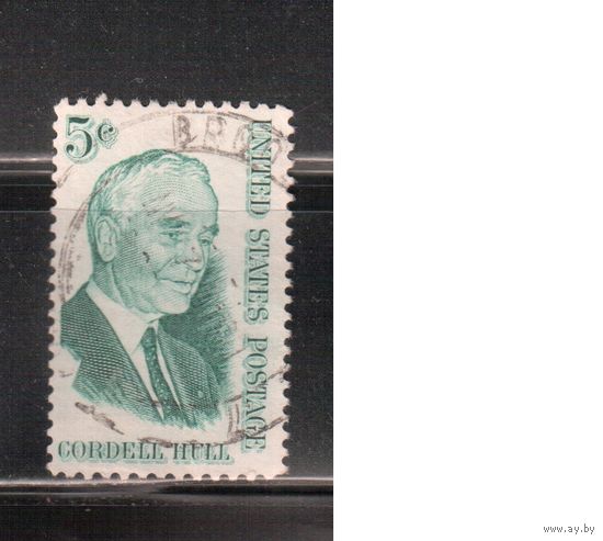 США-1963, (Мих.848) , гаш. , Личности, Политик (одиночка),