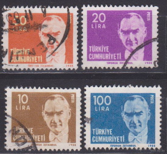 Известные люди Личности  Ататюрк Турция  1980 год лот 8