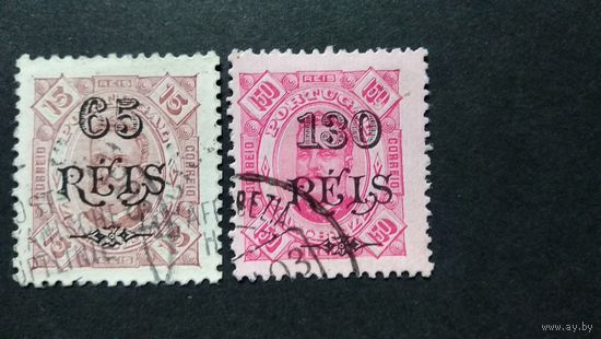 Замбезия (Португальская колония)\332фе\  1902 Карлос I Надпечатка. Числа кц14ми