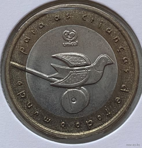 Португалия 200 эскудо 1999 г. ЮНИСЕФ. В холдере