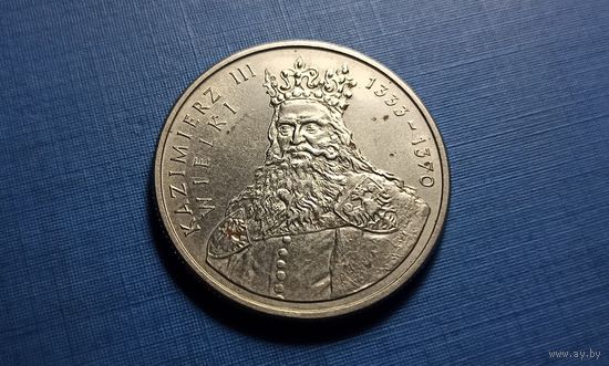100 злотых 1987. Польша. Король Казимир III Великий.
