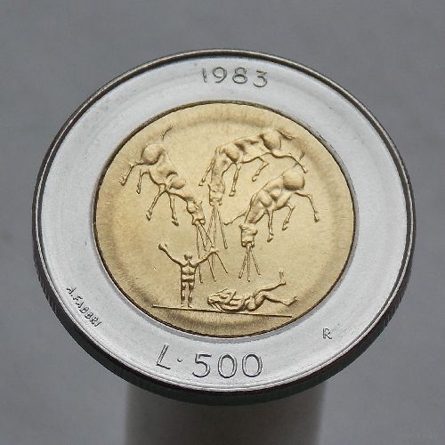 Сан-Марино 500 лир 1983 Ядерная угроза