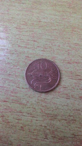 Исландия, 10 эйре 1981.