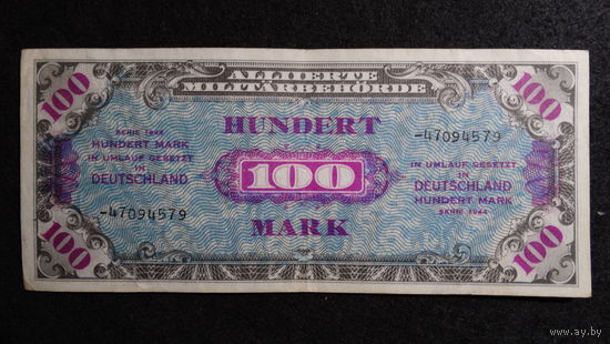100 марок 1944г. Сов. оккупация