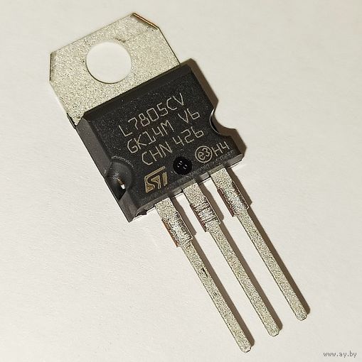 L7805CV, Стабилизатор напряжения +5В, 1.5А, 4% L7805 7805