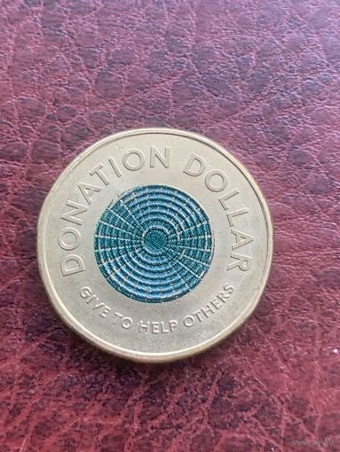Австралия 1 доллар Пожертвования 2020 г