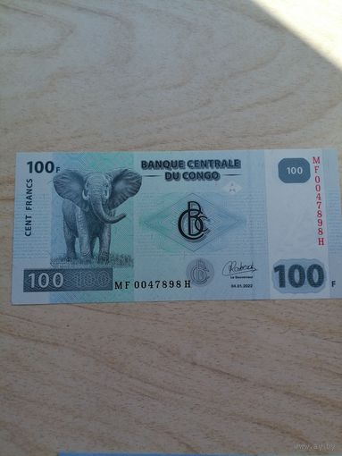 Конго 100 UNC с рубля