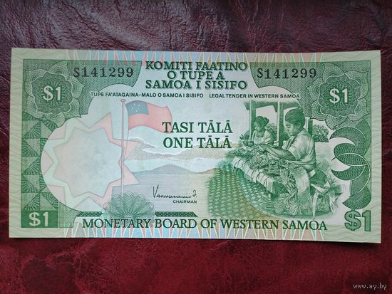 1 тала Самоа 1980 г. Репринт 2020 г.