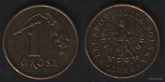 Польша y276 1 грош 1999 год (mw) (_alb2