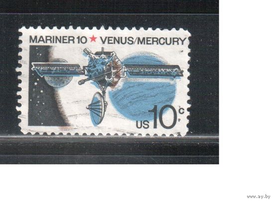 США-1975, (Мих.1170) , гаш. , Космос (одиночка)