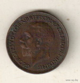 Великобритания 1 фартинг 1929