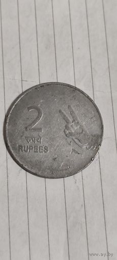 Индия 2 рупе 2009