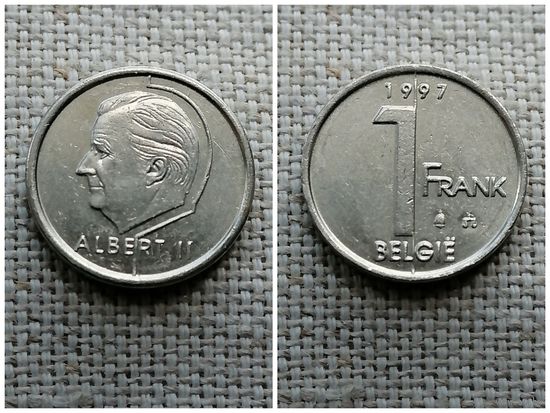 Бельгия 1 франков 1997  BELGIЁ