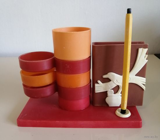 Подставка для ручек СССР. Сорока воровка кашу варила