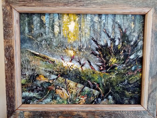Картина Ходюков Александр "Пейзаж", х. м., 43х57см
