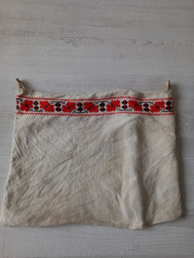 Ретро сумка, торба старинная домотканая