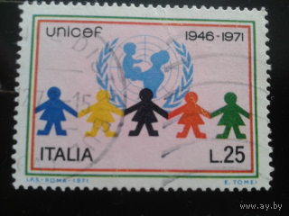 Италия 1971 25 лет ЮНИСЕФ