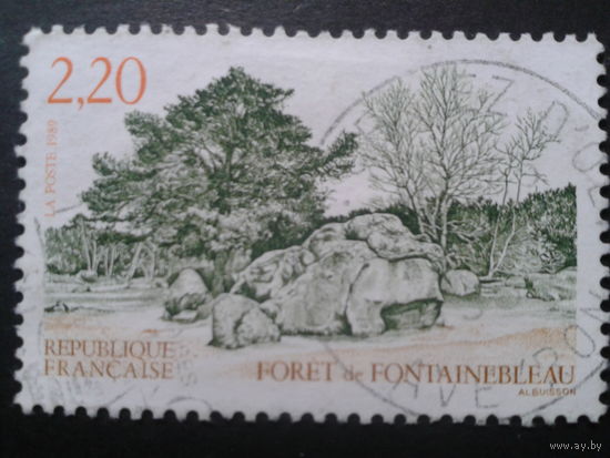 Франция 1989 лесопарк в Фонтенбло