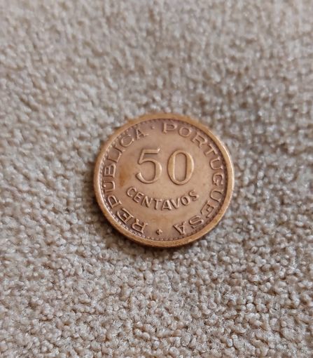 Ангола Португальская 50 сентаво 1954