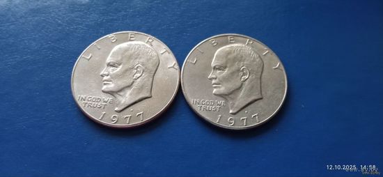 1 доллар 1977 год США (Состояние на фото)