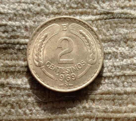 Werty71 Чили 2 сентесимо 1969 Кондор