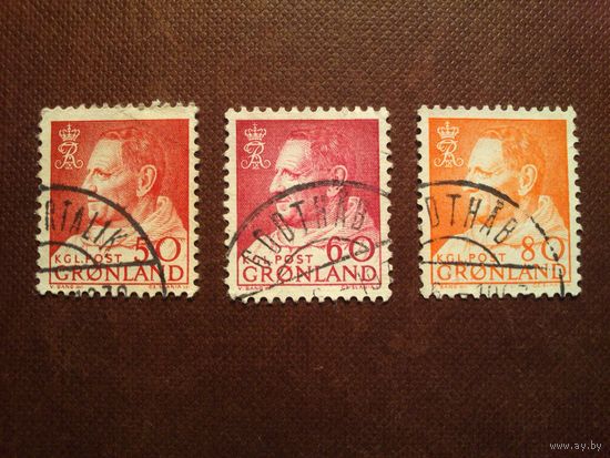 Гренландия 1963/68 гг.Король Дании Фредерик IX./1а/