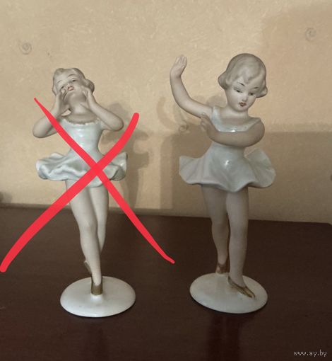Статуэтка Балерина Wallendorf Германия винтаж цена за одну