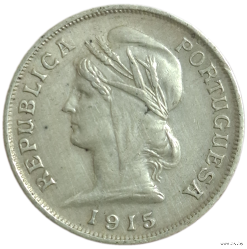 10 центаво Португалия 1915