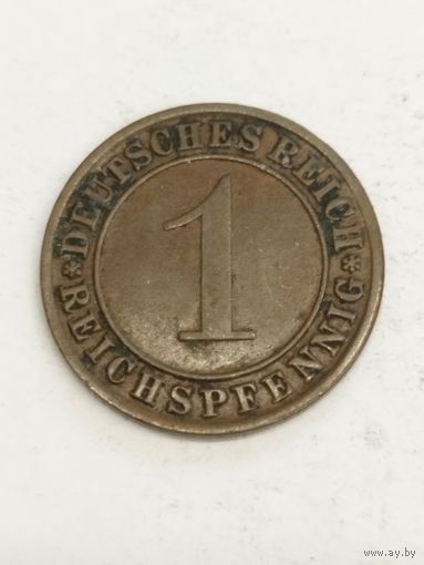 Германия 1 пфенинг 1933 А