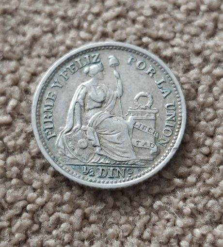 Перу 1/2 динеро, 1910