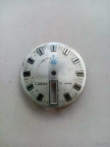 ЦИФЕРБЛАТ СЛАВА 26 КАМНЕЙ СССР