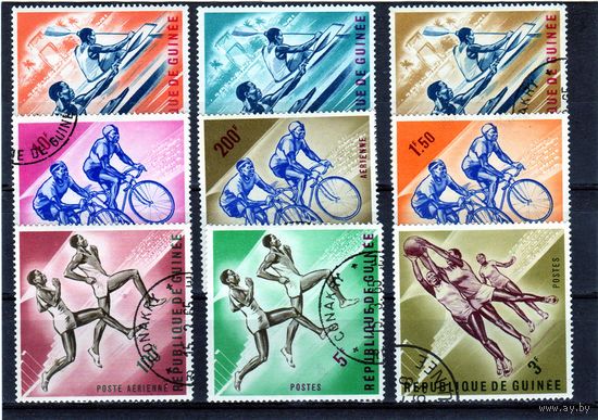 Республика Гвинея. Mi:GN 164-213.Спорт. Олимпийские игры.1963.