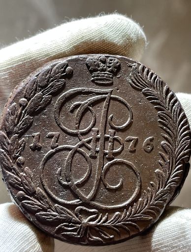 5 копеек 1776 ЕМ без МЦ.Кладовая.Состояние!